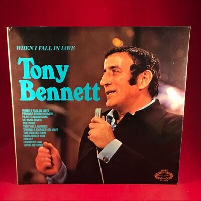 TONY BENNETT When I Fall In Love 1973 vinyl LP Play It Again Sam Ol' Man River