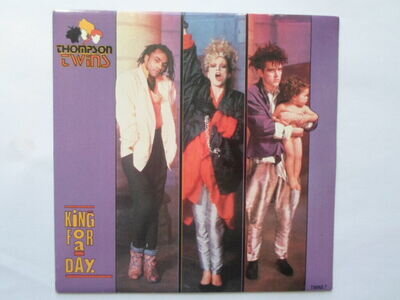 Thompson Twins King For A Day 7" Arista TWINS7 EX/EX 1985 picture sleeve, King F