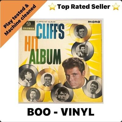 Cliff Richard 'Cliff's Hits Album' Vinyl Lp Record Mono 33sx 1512 EX / VG+