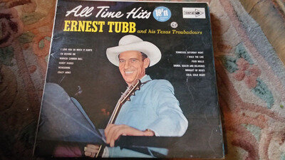 Ernest Tubb,"All Time Hits" vinyl LP