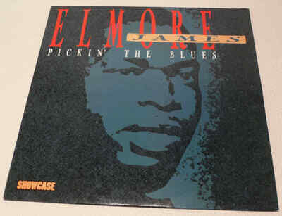 Elmore James Pickin' The Blues 1985 Showcase SHLP 140 White Label Vinyl LP Album