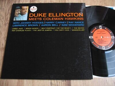 DUKE ELLINGTON MEETS COLEMAN HAWKINS, 1963 US IMPULSE LP, JAZZ, VAN GELDER, NICE