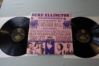 DUKE ELLINGTON 2LP CONCERT AT CARNEGIE HALL 1952 DJM GATEFOLD 1976 NrEXC/EXC/EXC