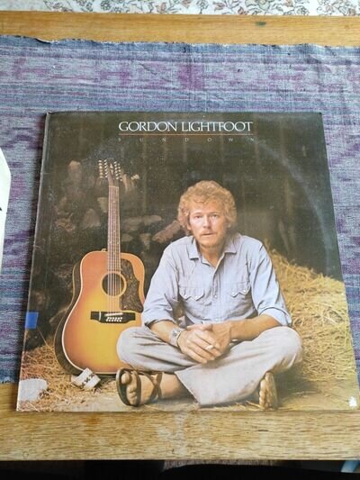 GORDON LIGHTFOOT vinyl LP SUNDOWN K44258 stereo 1974