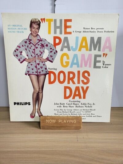 DORIS DAY-THE PAJAMA GAME, VINYL LP,RECORD,1958 UK,VG+/VG+