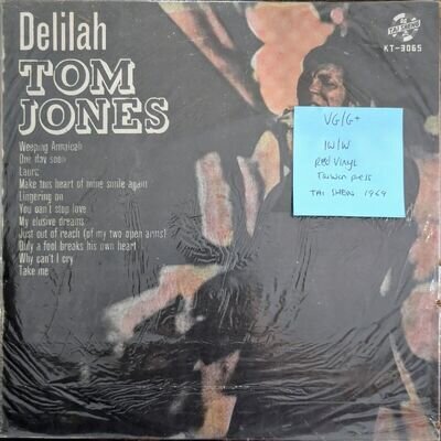 Tom Jones Delilah Vinyl Record VG/G+ KT3065 1969