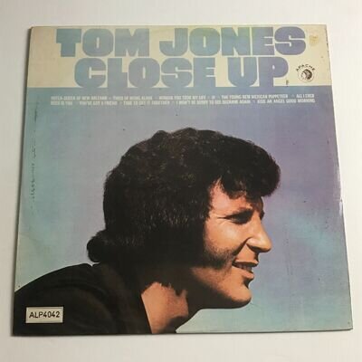 Tom Jones - Close Up (Rare Apache Recs) LP Vinyl Record - ALP4042 EX