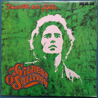 Gilbert O'Sullivan ‎– I'm A Writer, Not A Fighter - 12" Vinyl LP ALBUM NEAR MINT