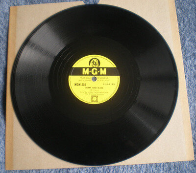 HANK WILLIAMS - HONKY TONK BLUES - 1952 MGM LABEL 78 - EXC.