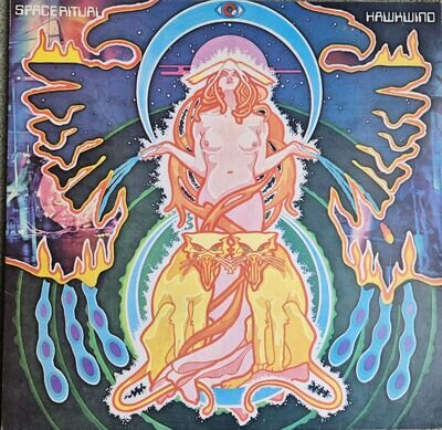 HAWKWIND SPACE RITUAL 1977 DOUBLE LIVE LP IN FOLDOUT SLEEVE EXCELLENT CONDITION