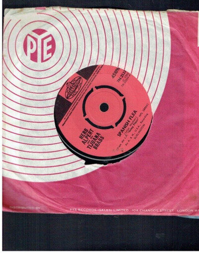 HERB ALPERT & THE TIJUANA BRASS SPANISH FLEA VINYL SINGLE