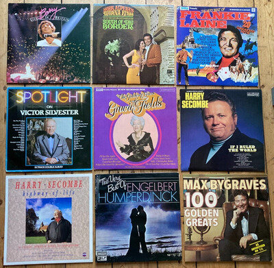 Joblot Bundle of 9 Vinyl LPs - Barry Manilow, Herb Alpert, Frankie Laine, More!