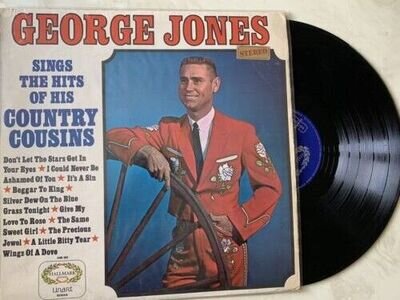 George Jones Hits Of His Country Cousins 1968 UK Hallmark LP Vinyl Country 