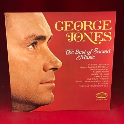 GEORGE JONES The Best Of Sacred Music 1971 USA Vinyl LP compilation Jordanaires