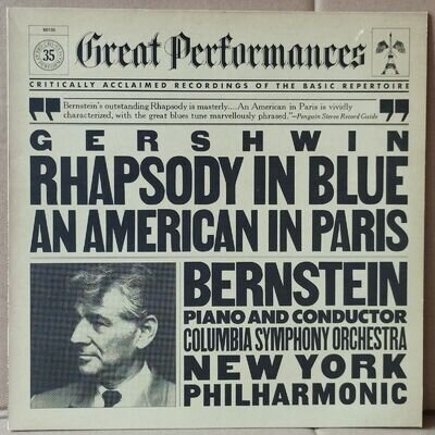 Gershwin - Rhapsody In Blue / An American In Paris (Bernstein) CBS 60135