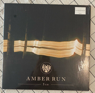 Amber Run - 5AM - 2015 First Pressing LP - Rare. Still In Shrinkwrap + Setlist