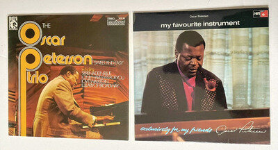 OSCAR PETERSON MY FAVOURITE INSTRUMENT + SWEET & EASY VINYL LPS VG+/NM /VG+ NM