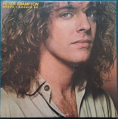 PETER FRAMPTON - WHERE I SHOULD BE - 12" VINYL LP ALBUM RECORD - EX+