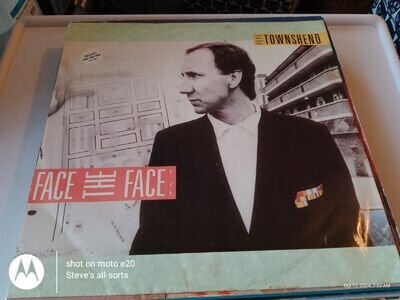 Pete Townshend - The Who - Face the Face 12" Vinyl Single