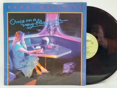 NANCI GRIFFITH Once In A Very Blue Moon Vinyl 12'' LP UK Stock PHILO 1984