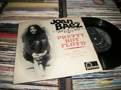 JOAN BAEZ- PRETTY BOY FLOYD VINYL 7" 45RPM EP PS