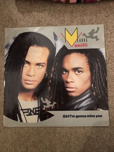 Milli Vanilli Girl I'm Gonna Miss You Vinyl Record