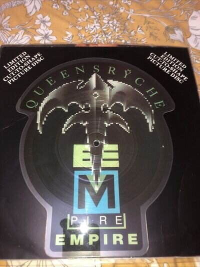 Queensryche Empire Limited Edition With Poster 7” shaped picture disc