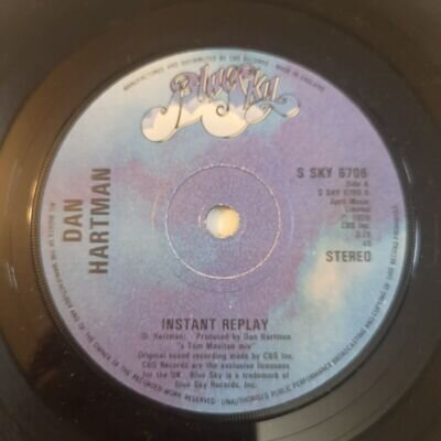 Dan Hartman – Instant Replay - 7" Single - S SKY 6706