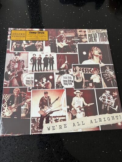 Cheap Trick ‎– We're All Alright! ... deluxe vinyl LP album ... new sealed