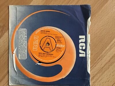 Boys Keep Swinging - David Bowie demo sample RCA 7 inch single