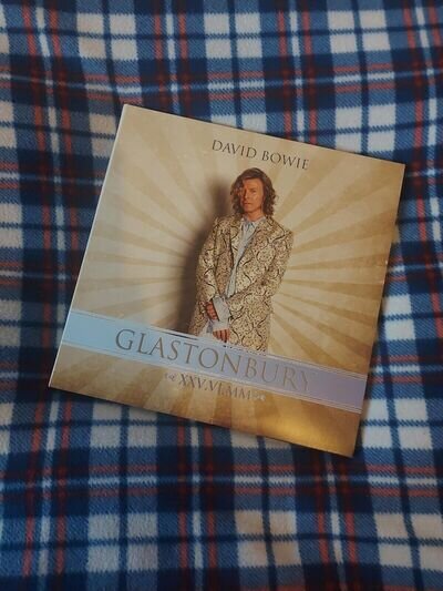 DAVID BOWIE 33 RPM ‘Glastonbury’ triple LP set with Poster