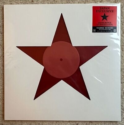 David Bowie - 'Blackstar' - 12" Red Vinyl Limited Edition Single Record - Mint