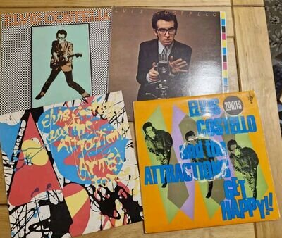 Elvis Costello Four Vinyl Albums