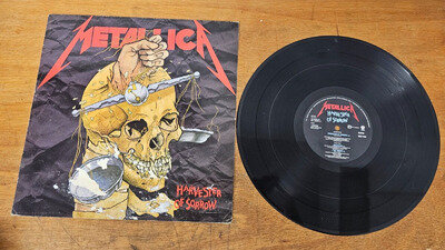 Metallica – Harvester Of Sorrow - UK 12" 1988 Vertigo Metal 212 870 614-1 Vinyl