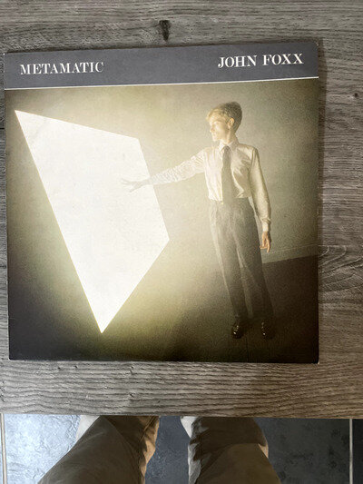 John Foxx. Metamatic. Virgin label. 1980. Nr Mint. A4/B2.