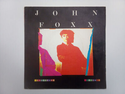 John Foxx - Underpass 1980 7" UK vinyl picture sleeve Virgin Metal Beat VS 318