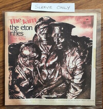 THE JAM EATON RIFLES, SLEEVE ONLY ,NO RECORD (7 INCH SIZE ) NEW