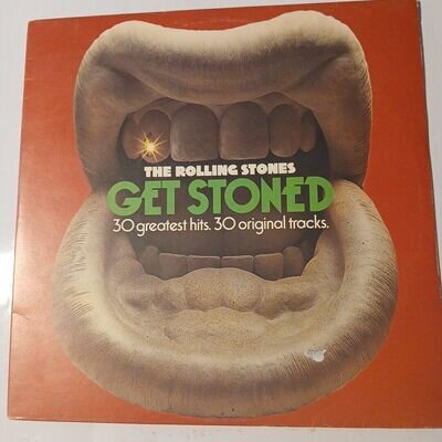 THE ROLLING STONES GET STONED VINYL DOUBLE ALBUM (1977) FREE UK DELIVERY