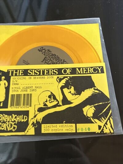 The Merciless Release. The sisters of mercy 7inch Yellow Disc - Limited edition