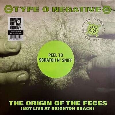 TYPE O NEGATIVE - THE ORIGIN OF THE FECES GREEN W/BLACK MARBLE REMASTERED 2LP