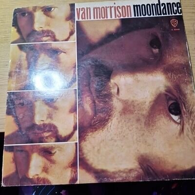 van morrison moondance 12"inch Vinyl Record Lp VG A1/B1