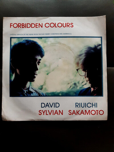 DAVID SYLVIAN & RIUICHO SAKAMOTO - FORBIDDEN COLOURS 7" VINYL SINGLE 1983 VS601