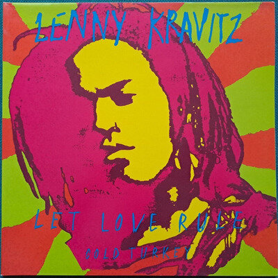 LENNY KRAVITZ - LET LOVE RULE / COLD TURKEY - 12" VINYL SINGLE GATEFOLD NR MINT