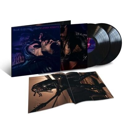 Lenny Kravitz Blue Electric Light UK Exclusive Limited Edition Vinyl Signed New