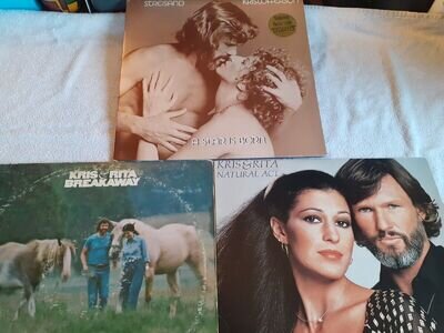 KRIS KRISTOFFERSON - 3 albums - Breakaway / Natural Act / A Star Is Born