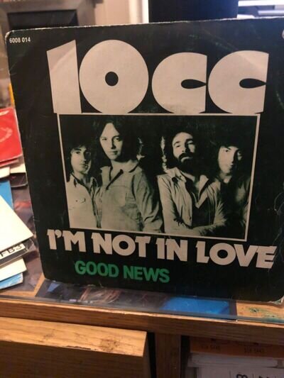 10cc Im not in love vg/vg 7 inch single pc