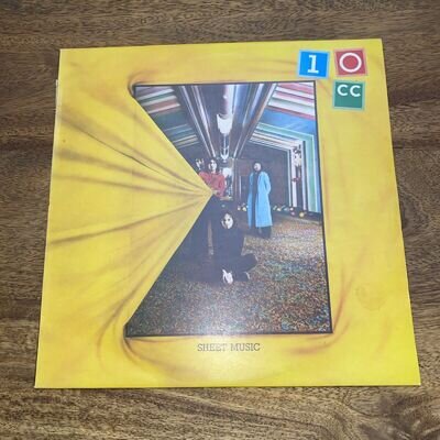 10cc. Sheet Music. 1974 Vinyl LP