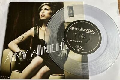 AMY WINEHOUSE - 7" Back To Black / Valerie CLEAR VINYL Limited NEW Single