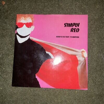 Simply Red-Money’s Too Tight (To Mention) 7” Picture Disc Rare.