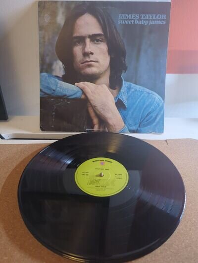 JAMES TAYLOR Sweet Baby James Vinyl LP Warner Bros K46043 UK 1972 A1/B1 VG+ VG